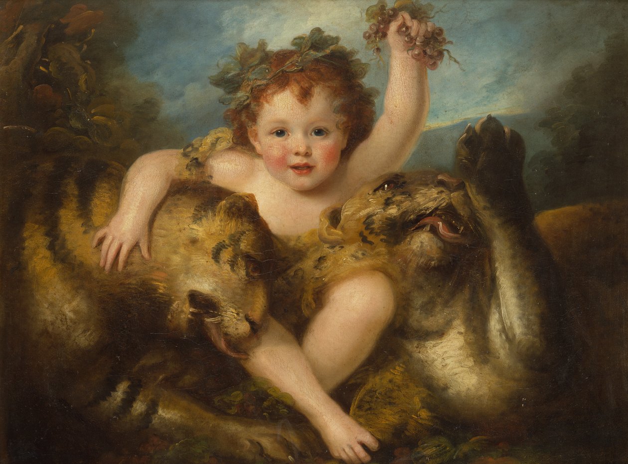 Retrato do Hon. George Lamb, como o Bacchus Infantil (óleo sobre tela) de Maria Hadfield Cosway