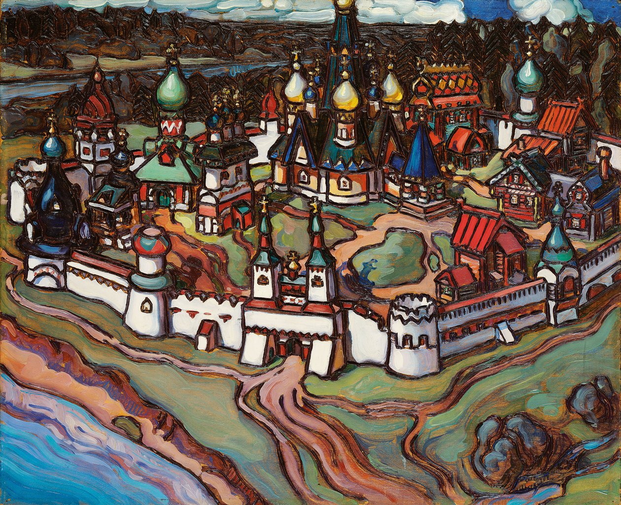 Gorodok, 1899 de Maria Iakunchikova