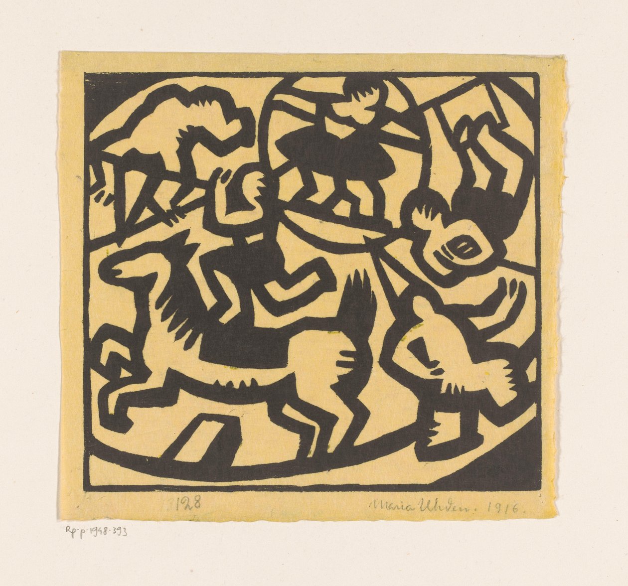 Artistas de circo de Maria Uhden (signed by artist)