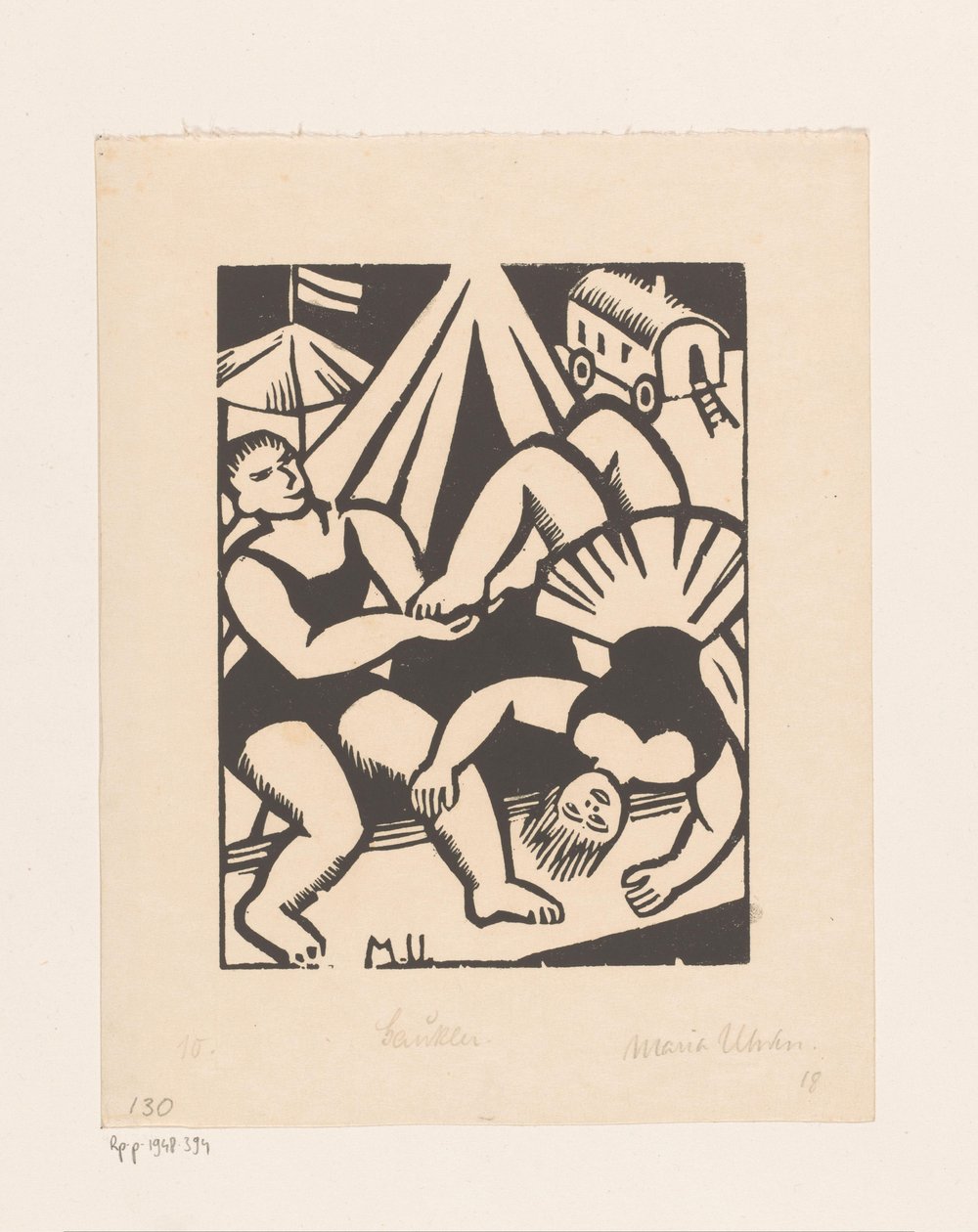 Gaukler (título original sobre o objecto) de Maria Uhden (signed by artist)