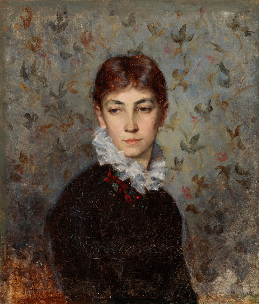 Retrato da irmã da artista, senhorita Hilda Wiik de Maria Wiik