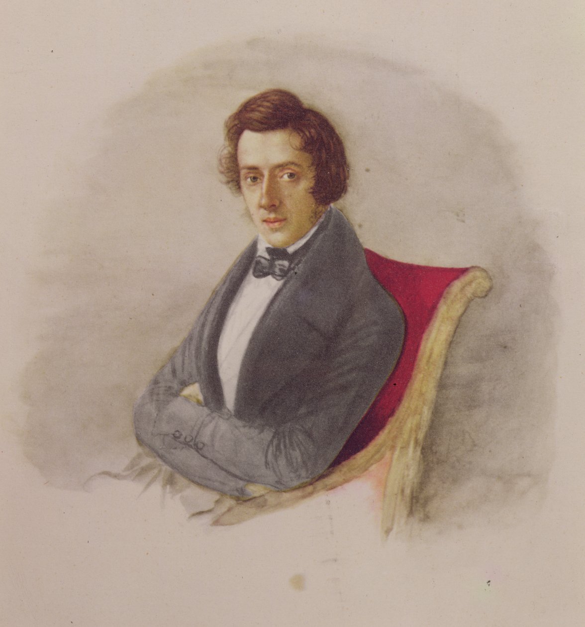 Retrato de Frederic Chopin (1810-49) de Maria Wodzinska