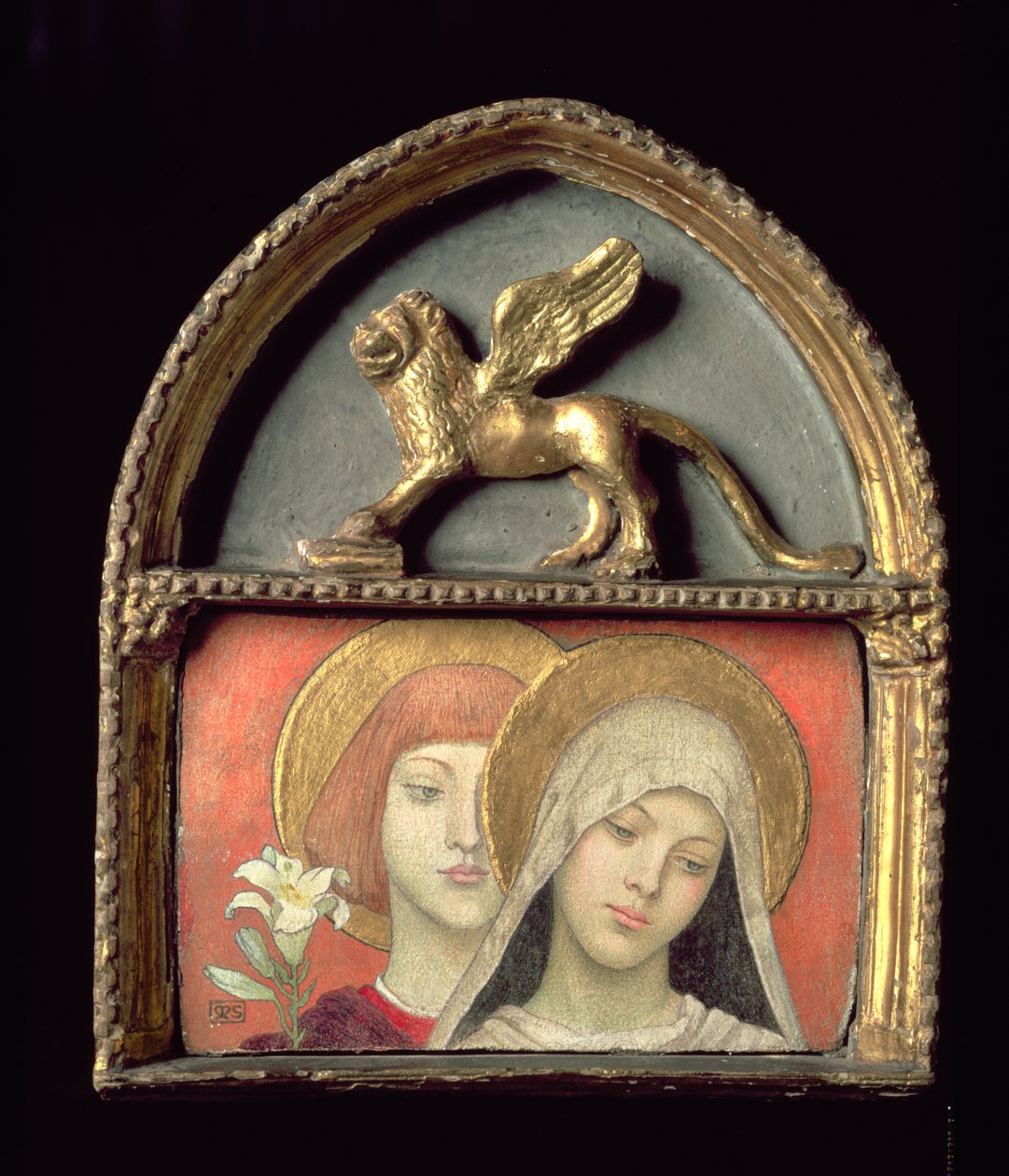 Ave Maria! c.1891 (têmpera e ouro no painel) de Marianne Stokes