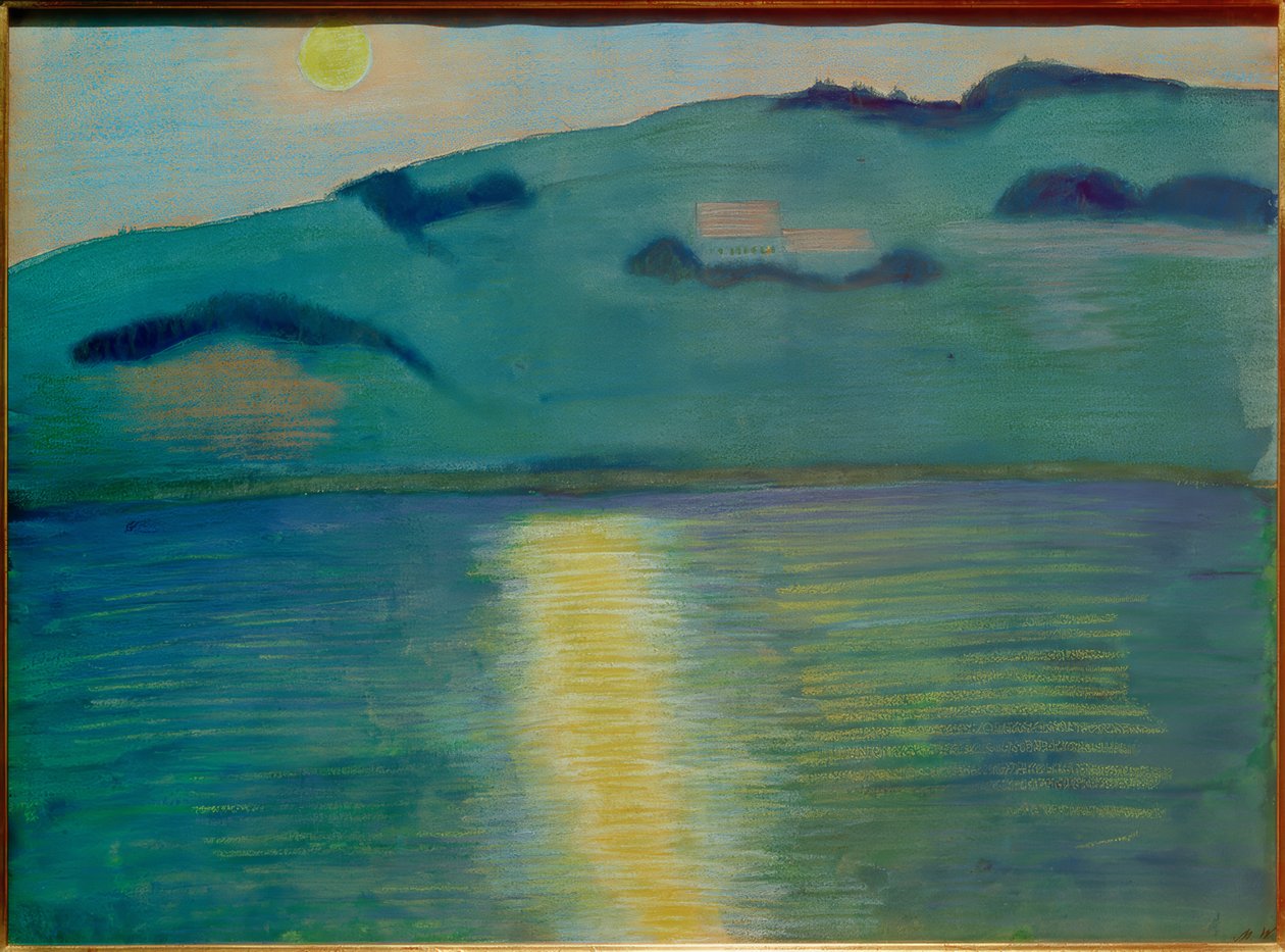 paisagem do luar de Marianne von Werefkin