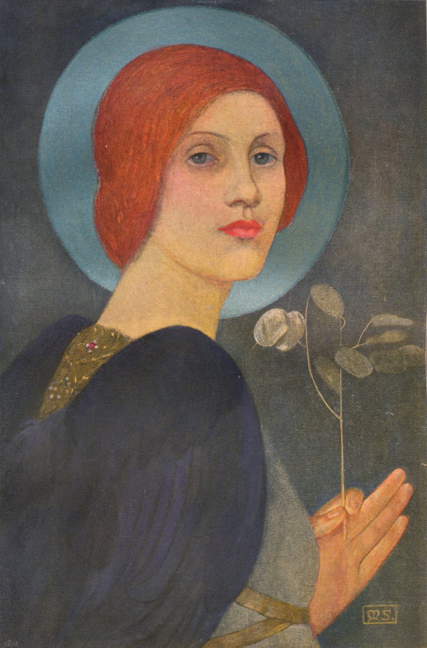 Um anjo, c1905 de Marianne Stokes