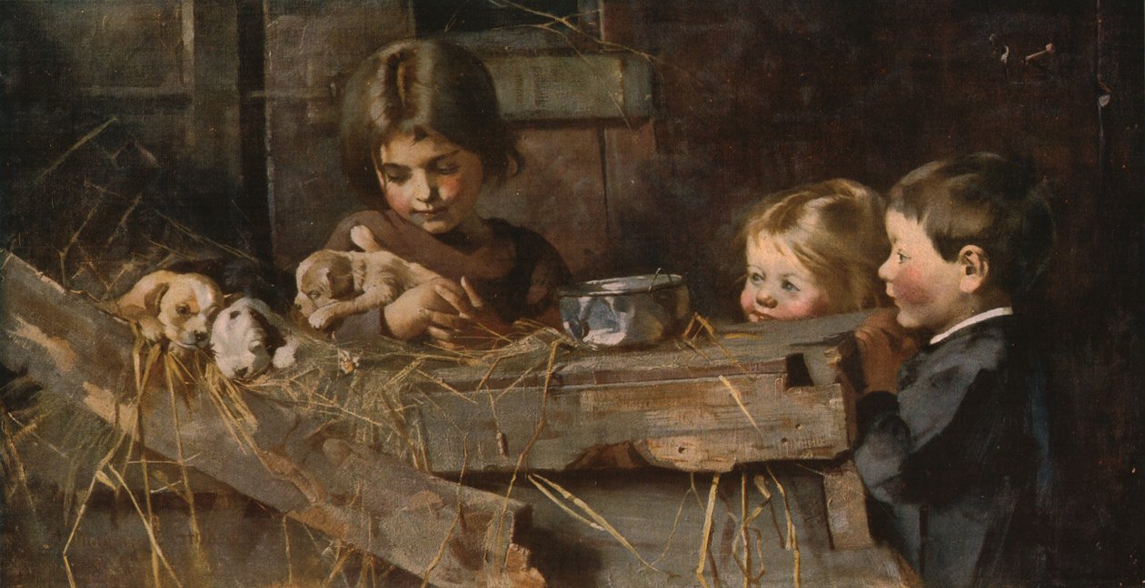 Childhoods Treasures, 1886, c1930. de Marianne Stokes