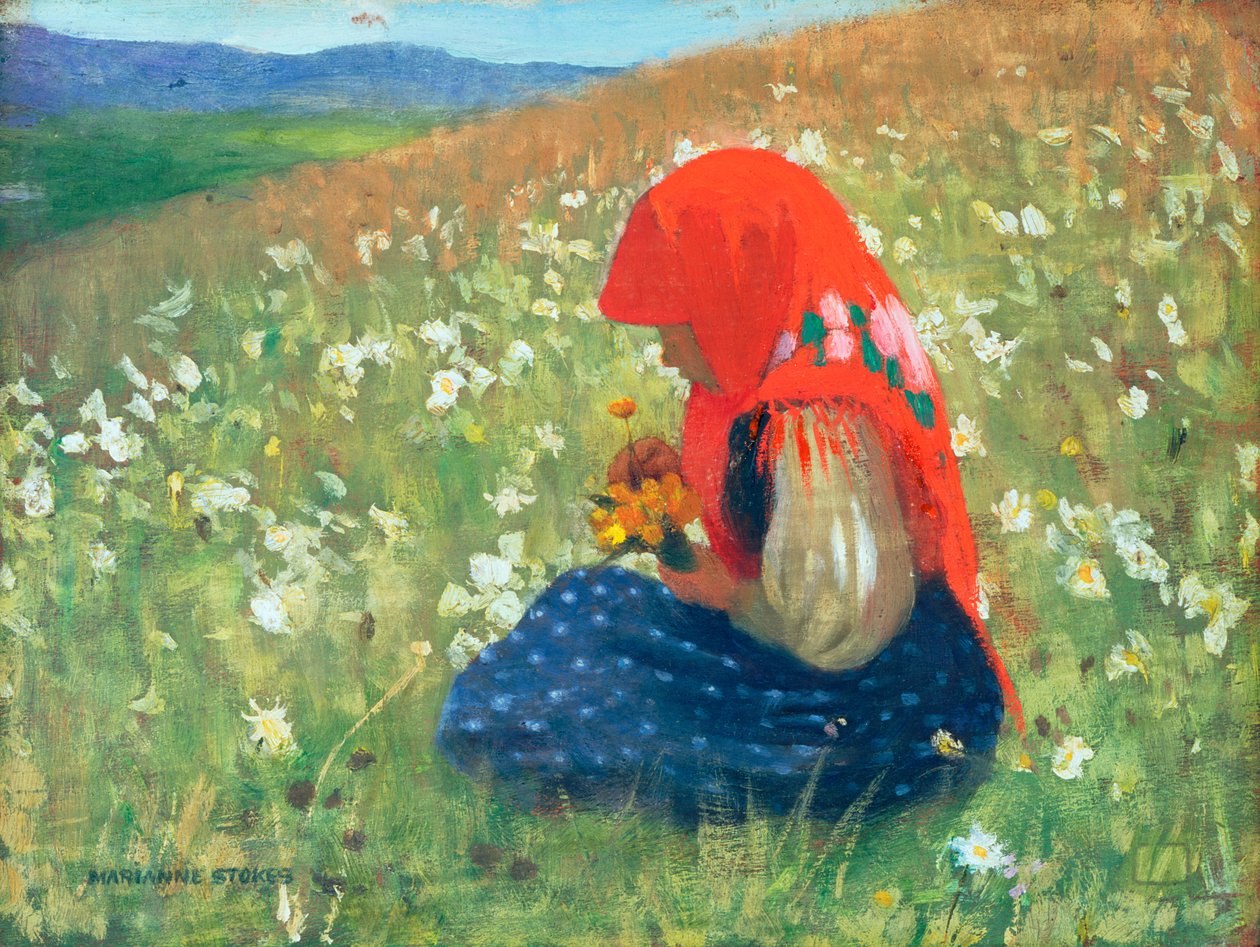 Garota do Tatra, c.1905-07 de Marianne Stokes
