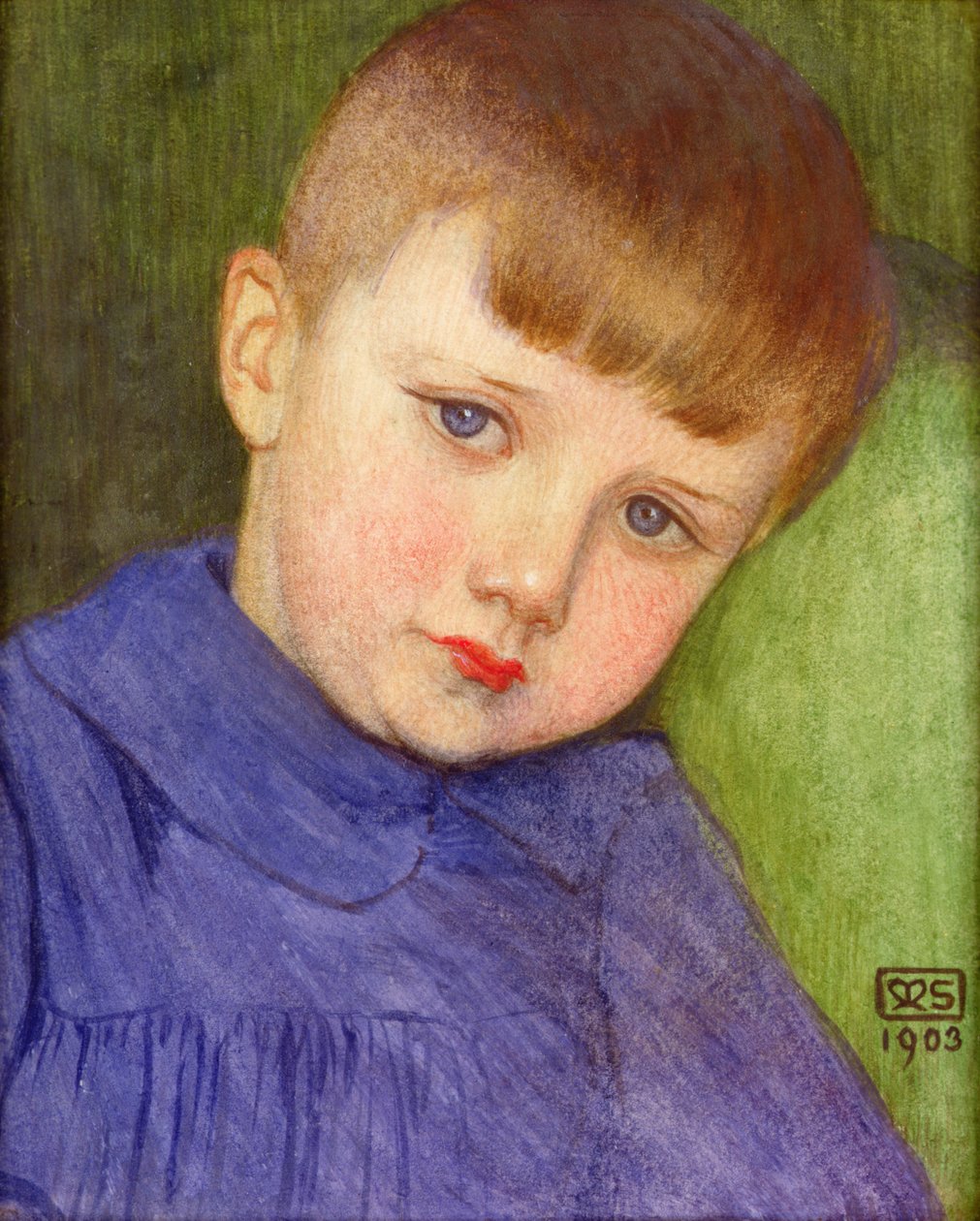 Retrato de Anthony Stokes de Marianne Stokes