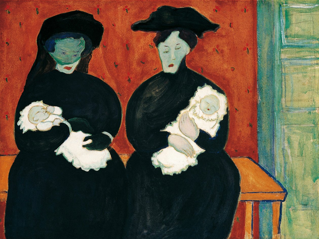 Gêmeos (Jumeaux) por Marianne von Werefkin (1860-1938) de Marianne von Werefkin