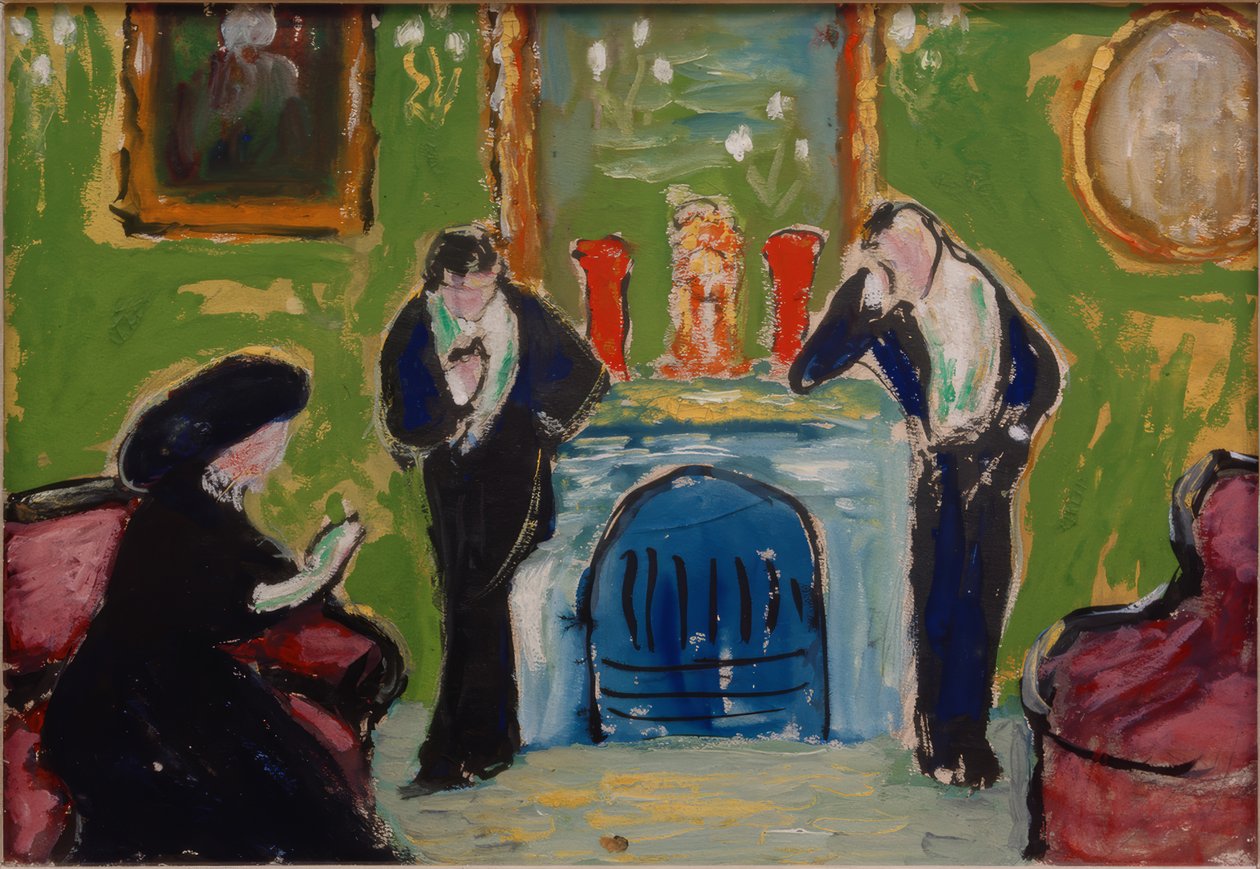 Am Kamin de Marianne von Werefkin