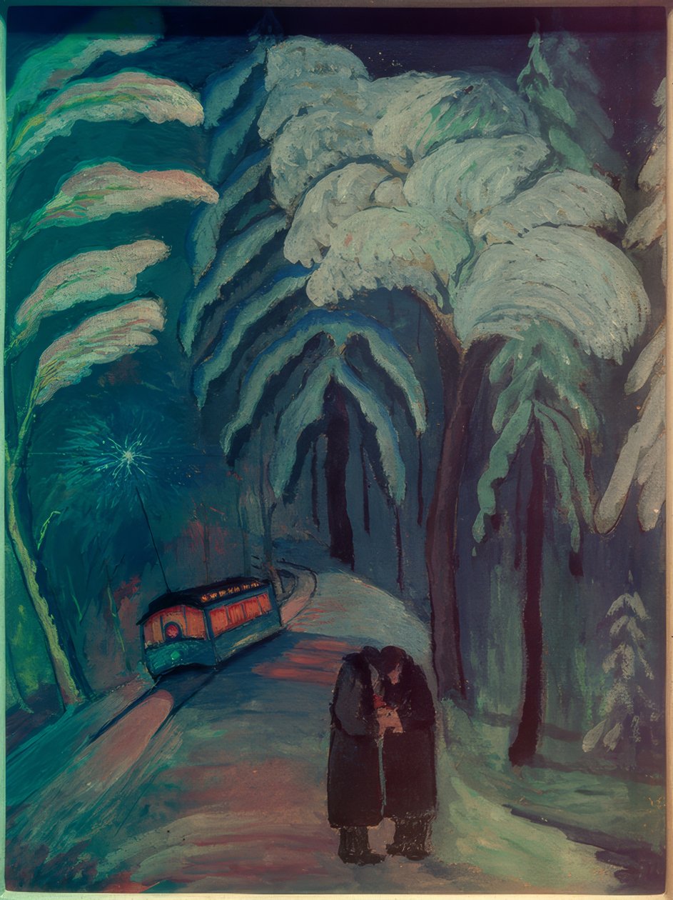 Faísca azul de Marianne von Werefkin