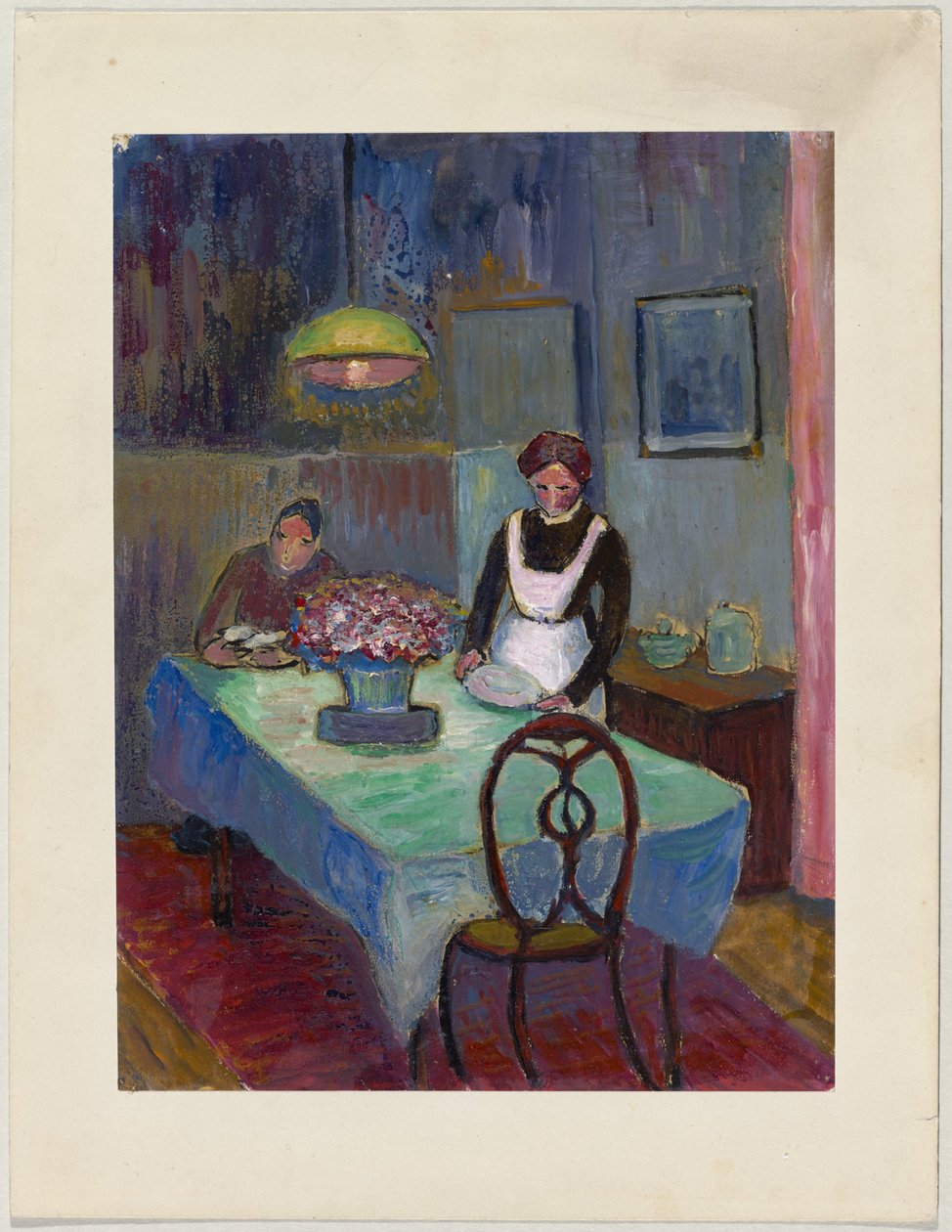 Na casa de Chrustov perto de St. Prex de Marianne von Werefkin