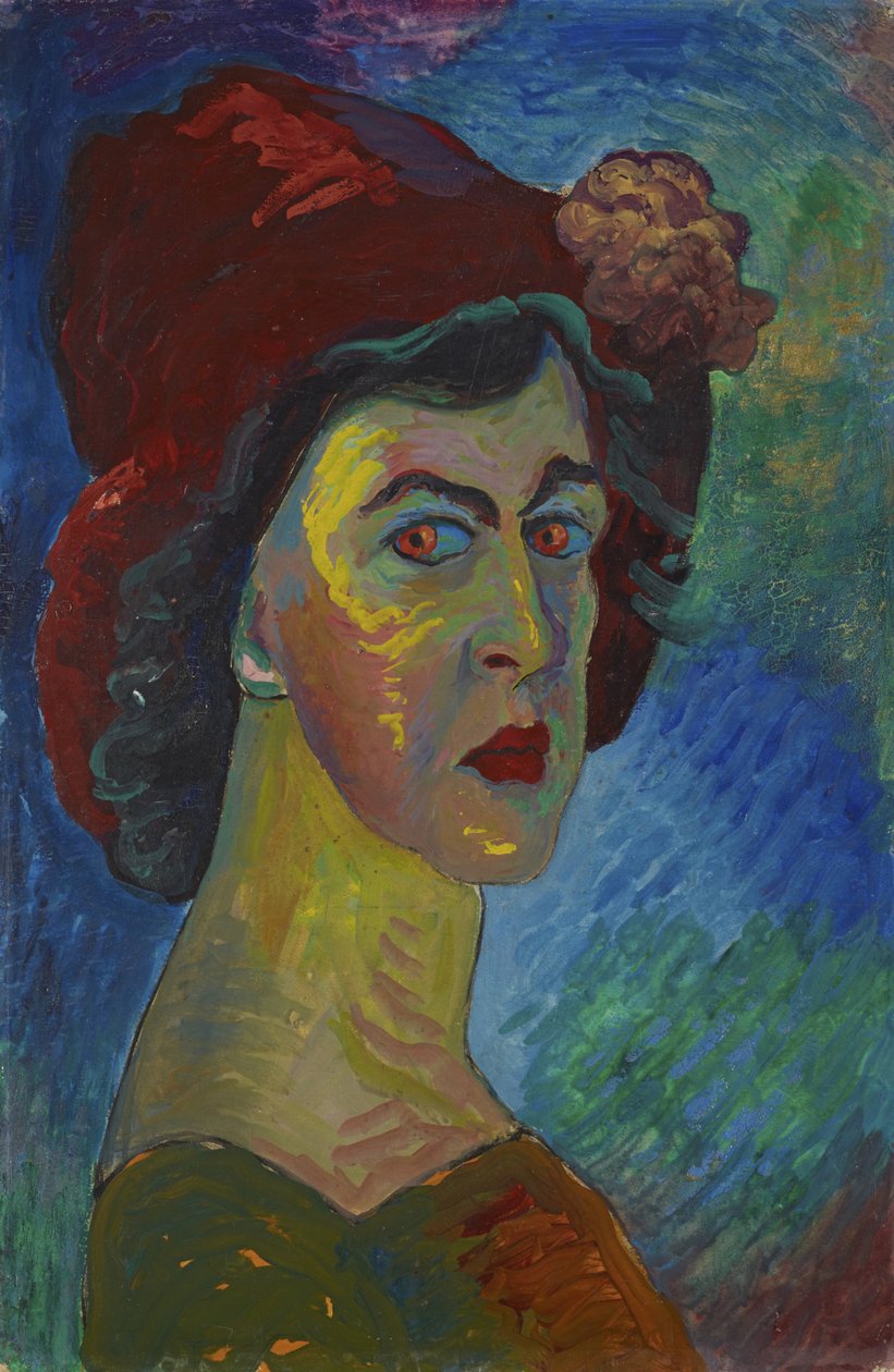 auto-retrato de Marianne von Werefkin