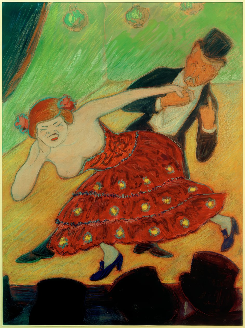 Casal dançando de Marianne von Werefkin