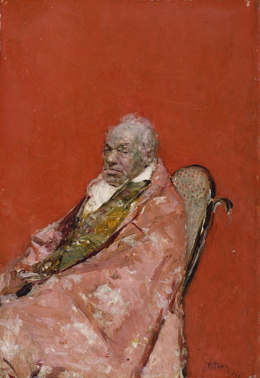 Um Eclesiástico, c.1874 de Mariano José María Bernardo Fortuny y Carbó