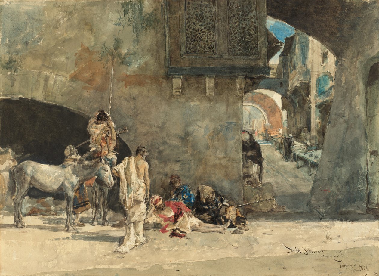 Uma rua em Tânger de Marià Fortuny