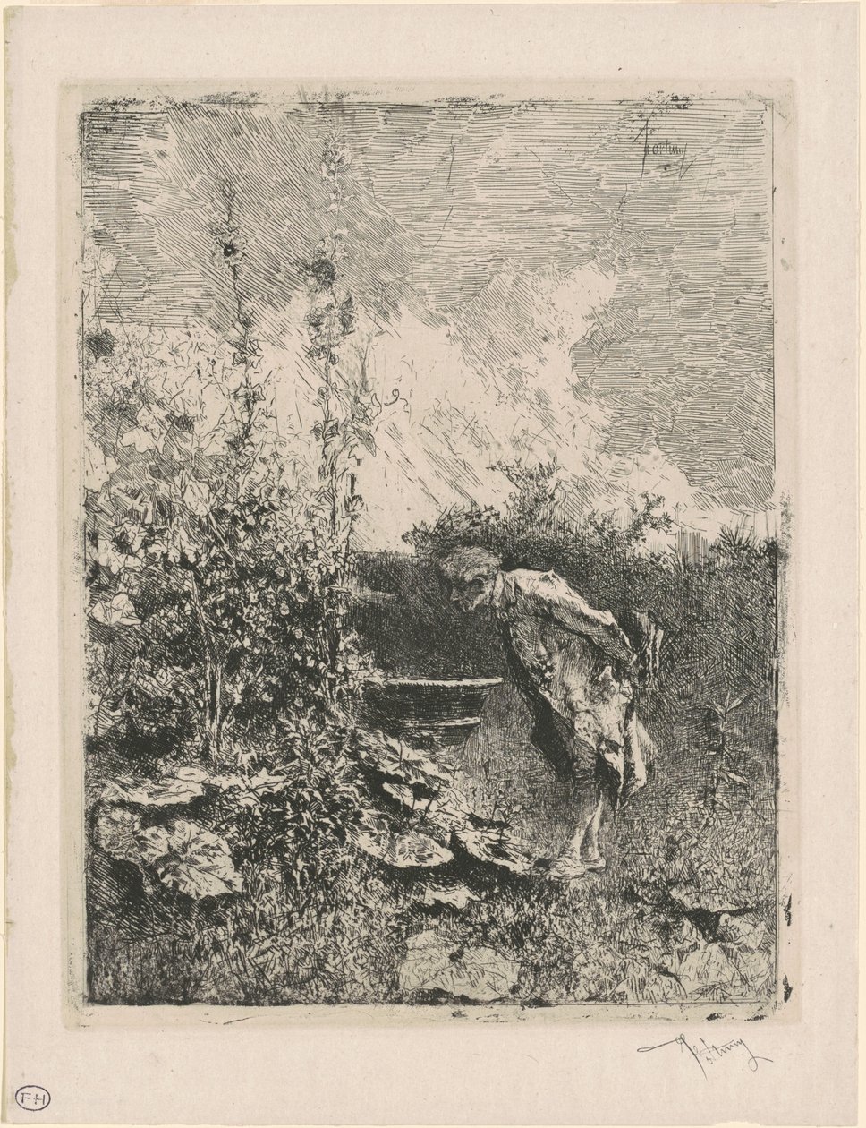 O entusiasta de jardinagem de Marià Fortuny