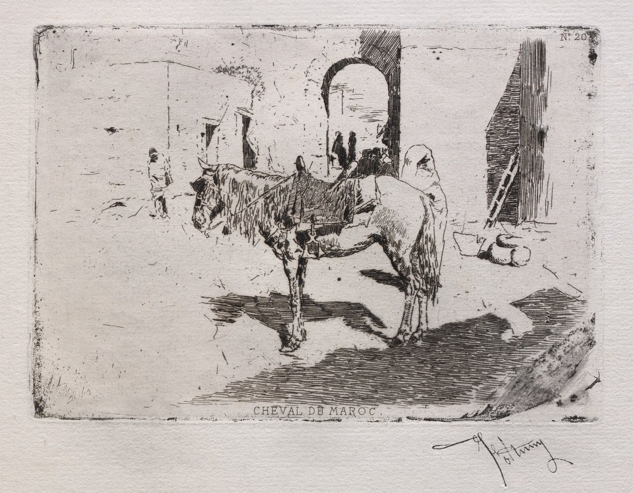 Cavalo de Marrocos. de Mariano Fortuny y Carbó