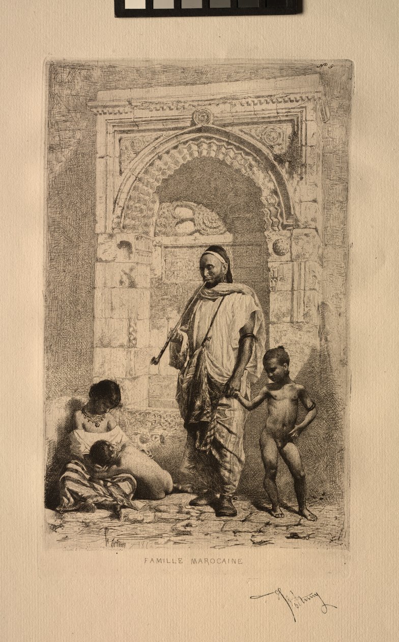 Família marroquina, 1862. de Mariano José María Bernardo Fortuny y Carbó