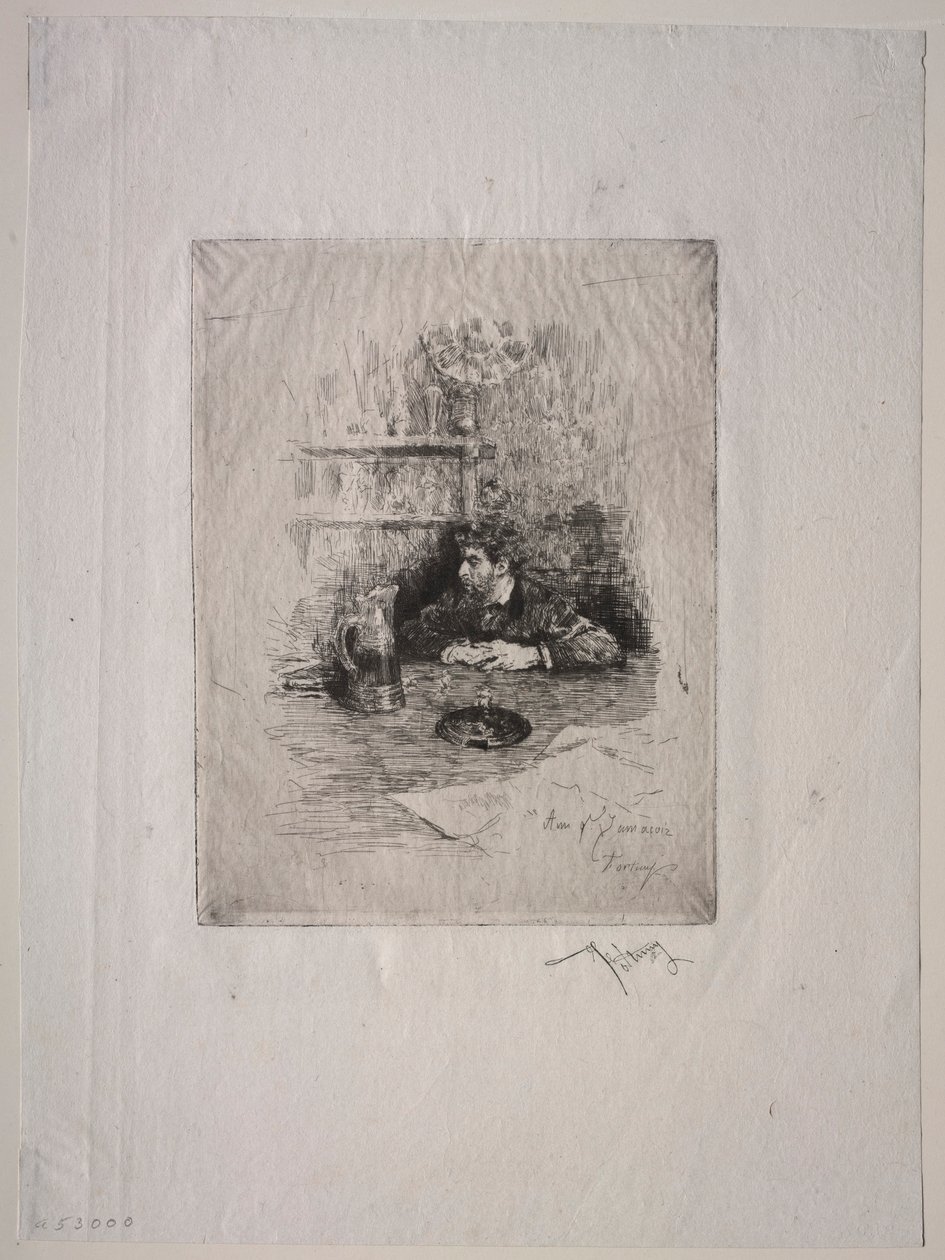 Retrato de Zamaçois. de Mariano José María Bernardo Fortuny y Carbó
