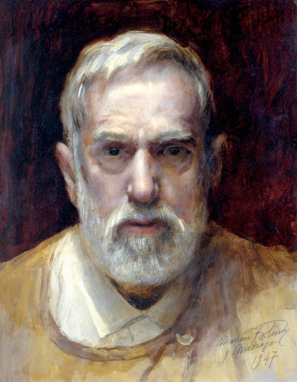 Autorretrato, 1947. de Mariano Fortuny y Madrazo