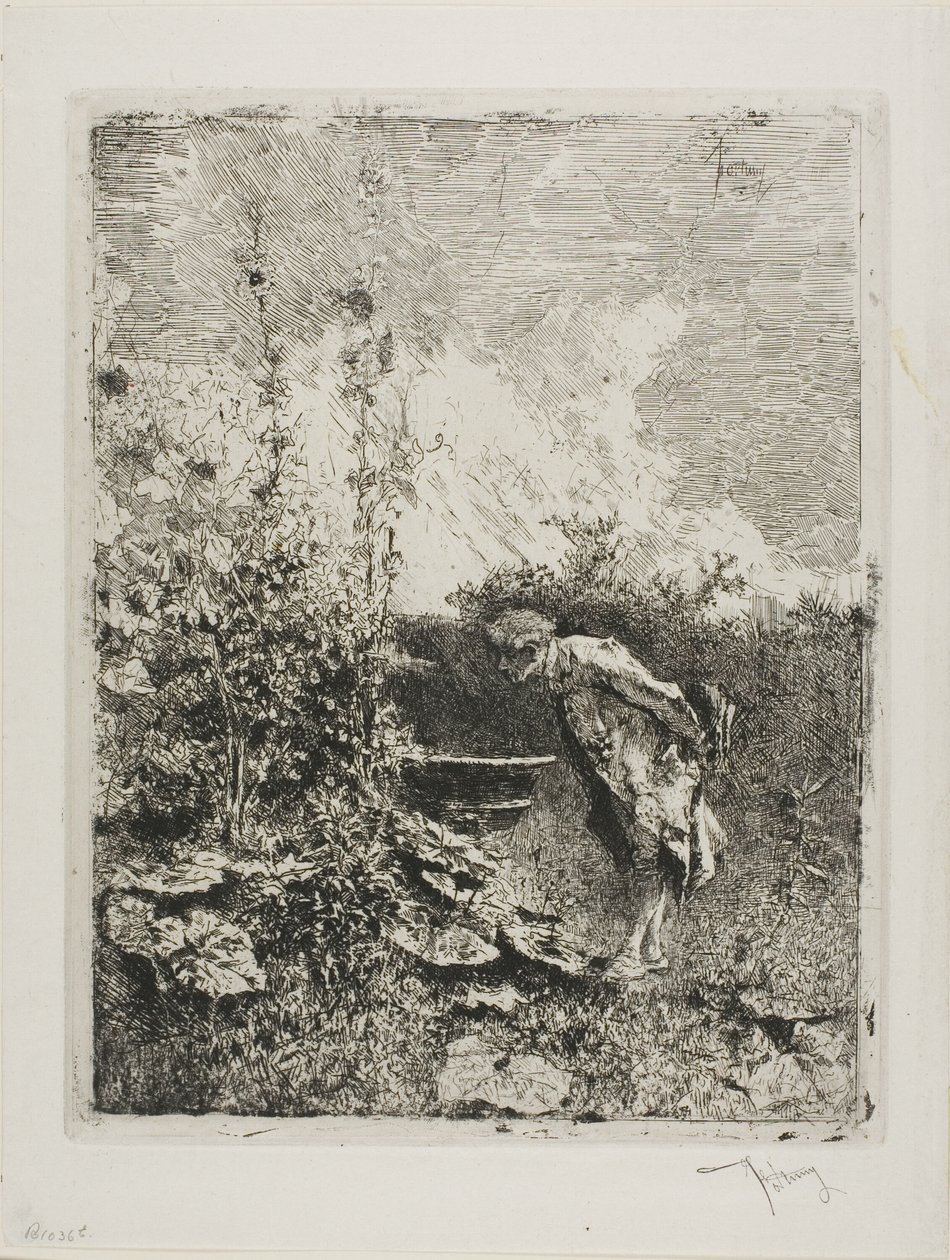 Amantes do jardim de Mariano Fortuny y Marsal