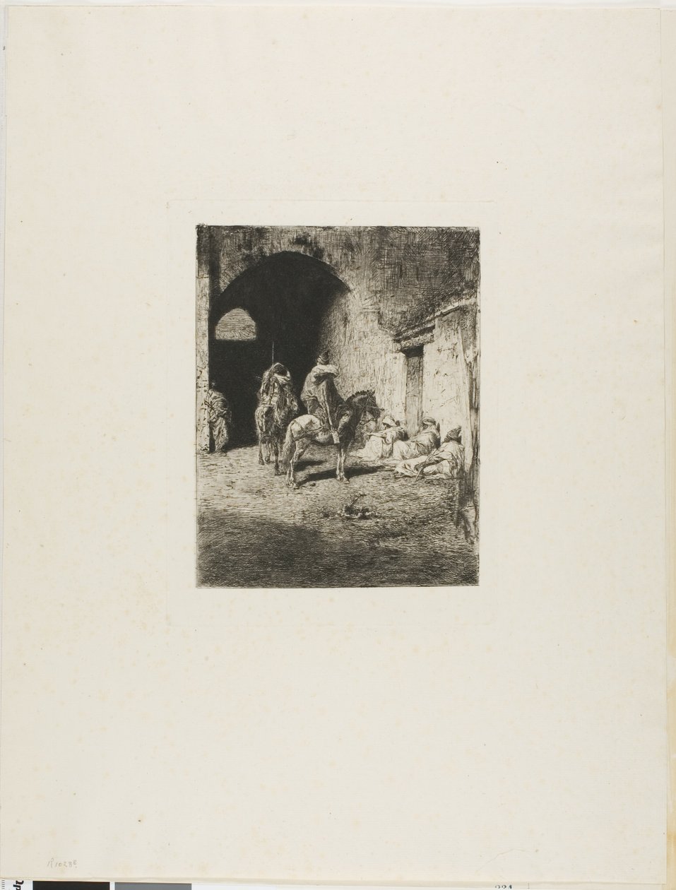 Guarda da Casbah em Tetuan de Mariano Fortuny y Marsal