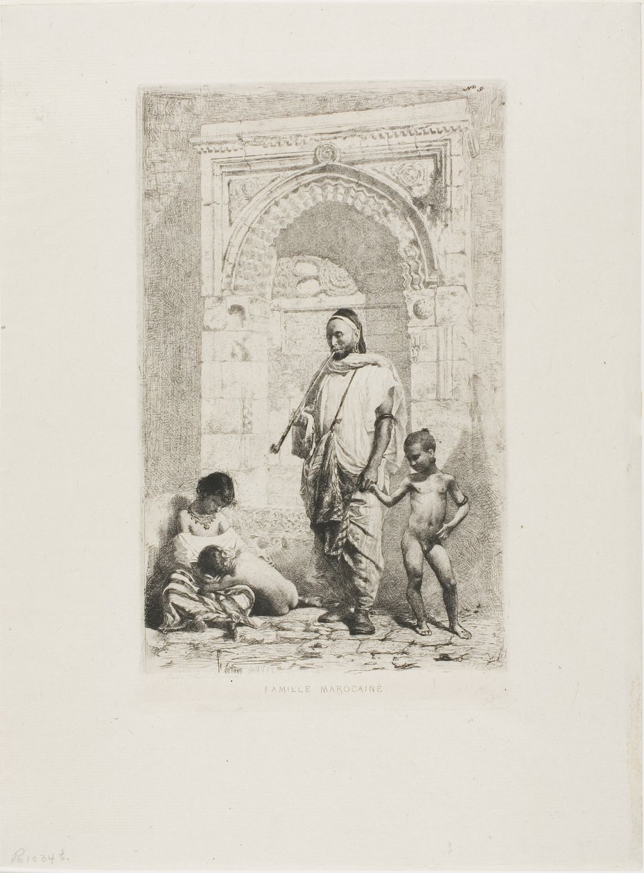 Família marroquina de Mariano Fortuny y Marsal