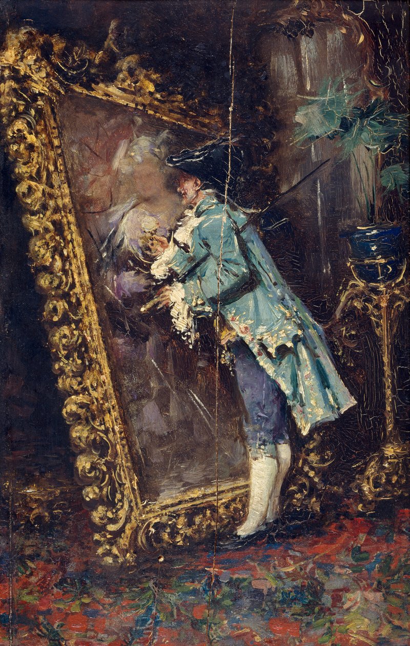 Amante da arte de Mariano José María Bernardo (1838 74) Fortuny y Carbó