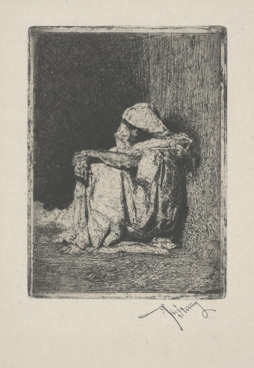 Árabe Sentado, ou Assis Árabe de Mariano José María Bernardo Fortuny y Carbó