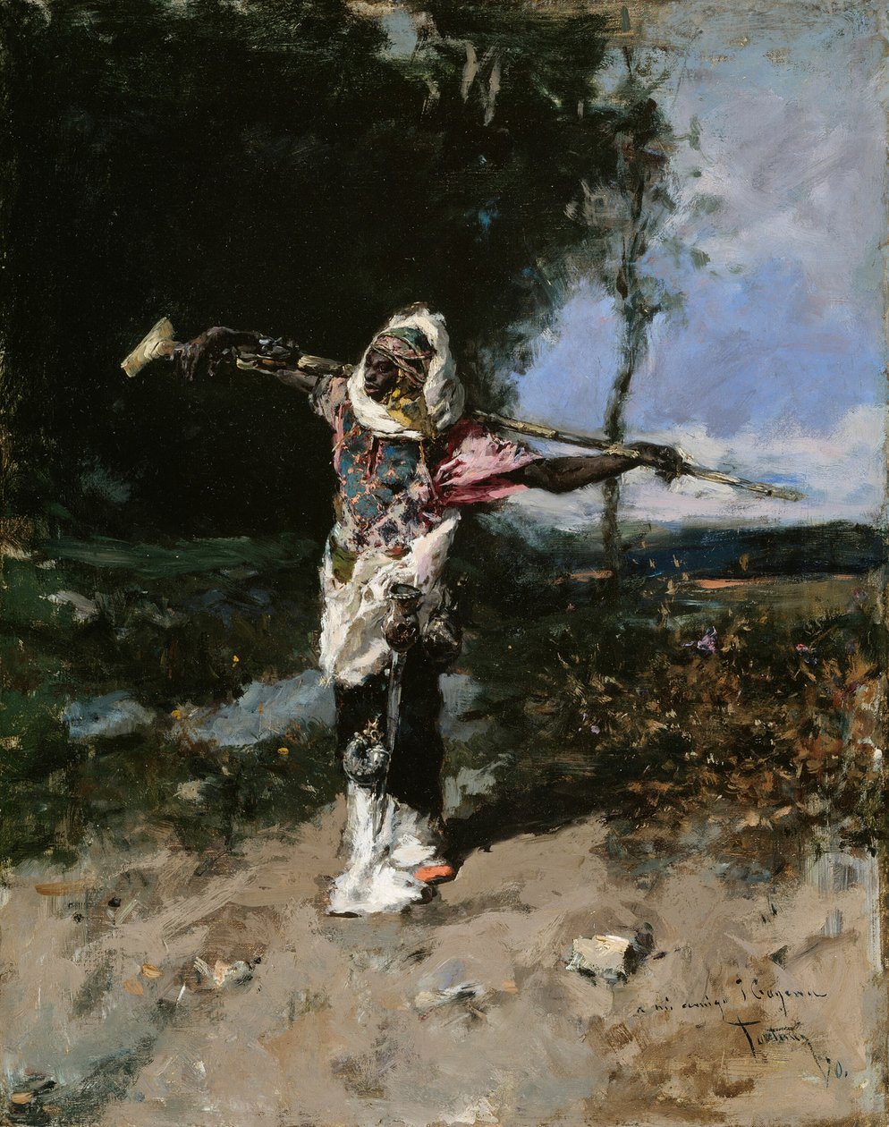 Chefe Africano, 1870. de Mariano José María Bernardo Fortuny y Carbó