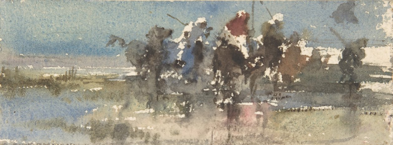 Mouros a Cavalo, c. 1854-74. de Mariano José María Bernardo Fortuny y Carbó