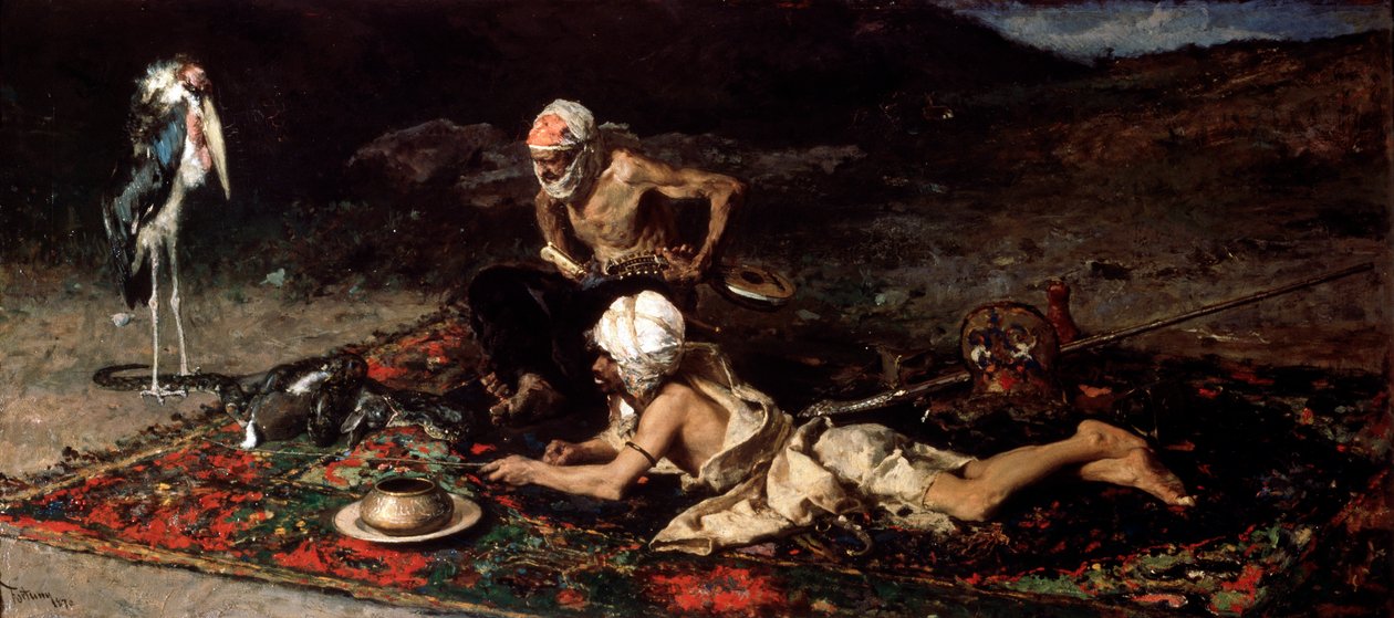 Os Encantadores de Serpentes, 1870. de Mariano José María Bernardo Fortuny y Carbó