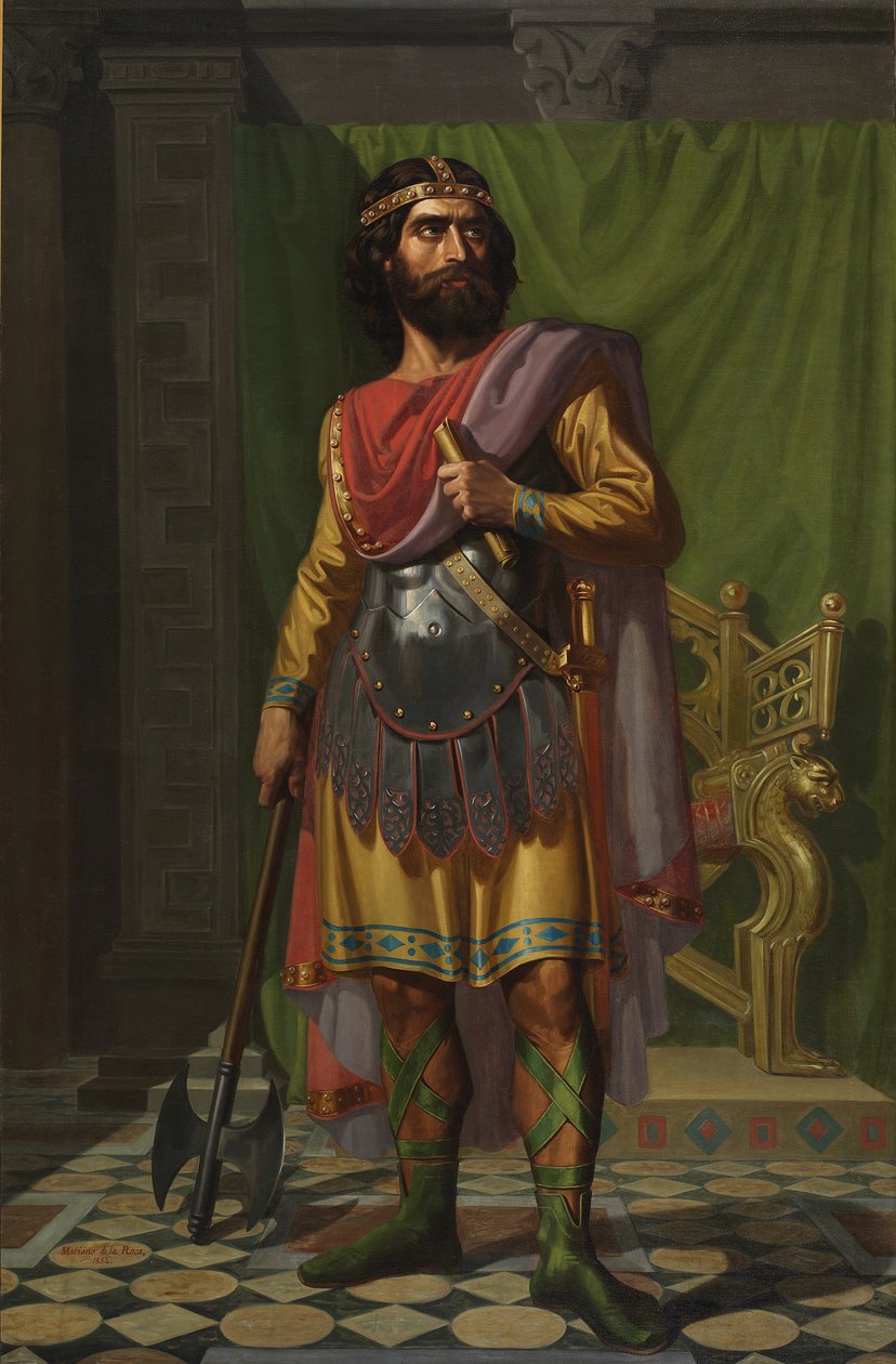 Sisebut, Rei Visigótico, 1854 de Mariano de la Roca y Delgado