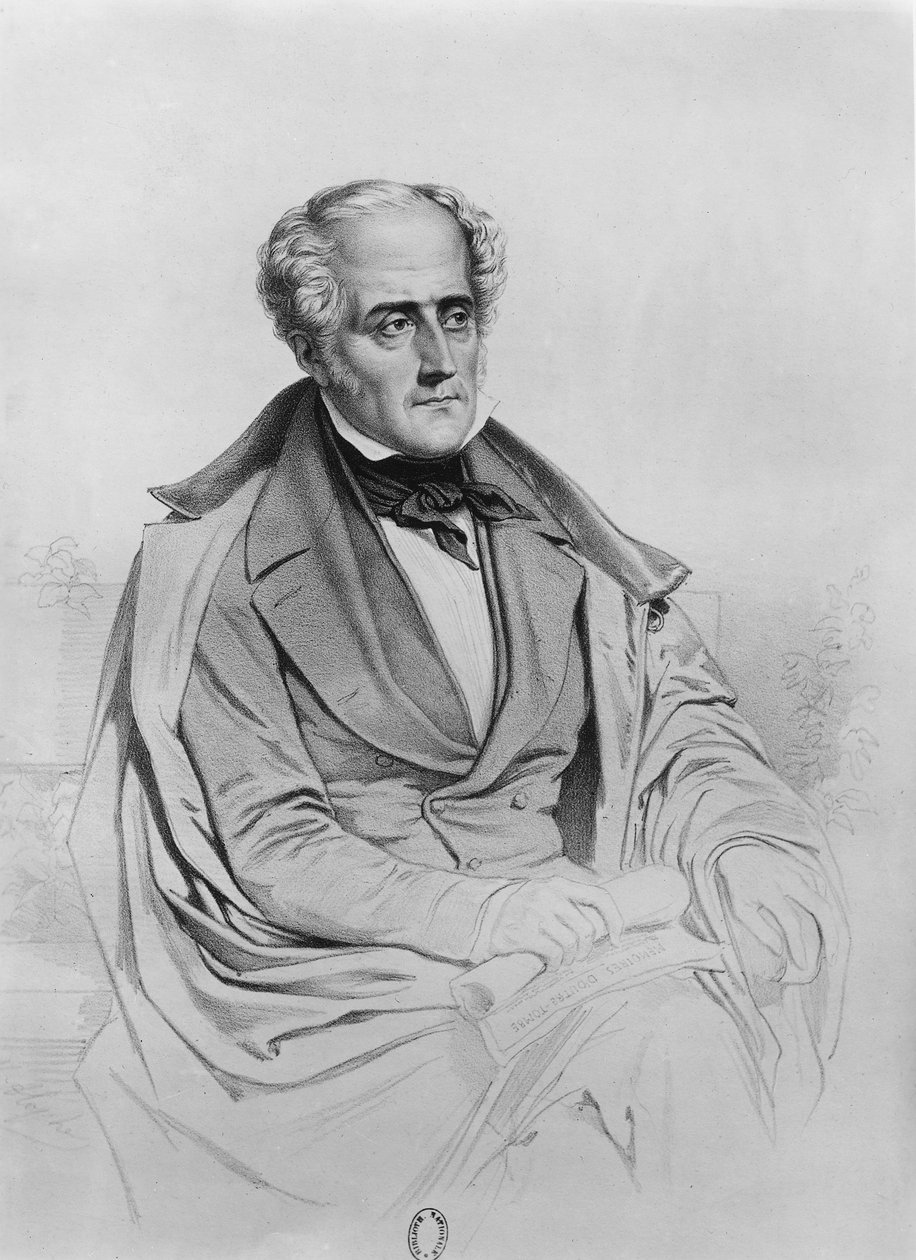 Retrato, de, chateaubriand de Marie Alexandre Alophe