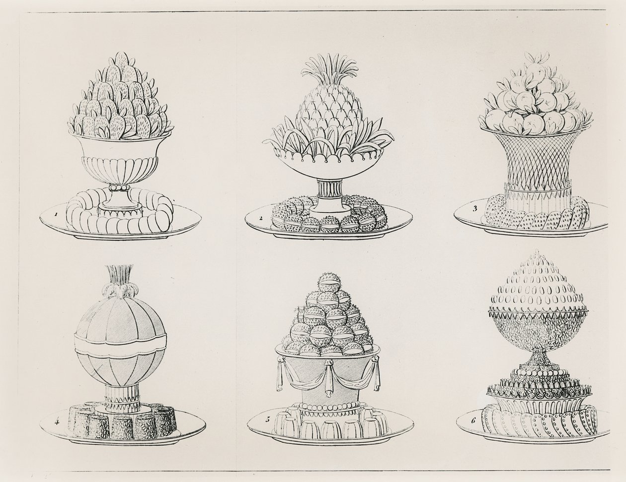 Designs de Antoine Careme de Marie Antoine Careme