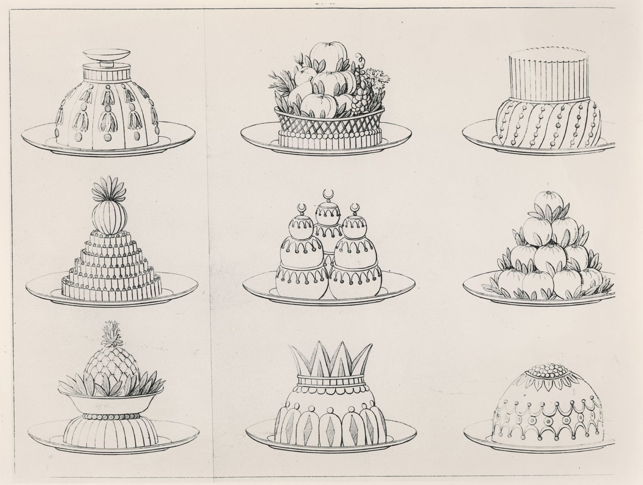 Designs de Antoine Careme de Marie Antoine Careme