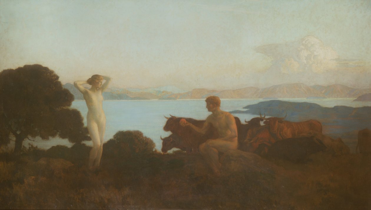 O julgamento de Paris de Marie Auguste Emile Rene Menard