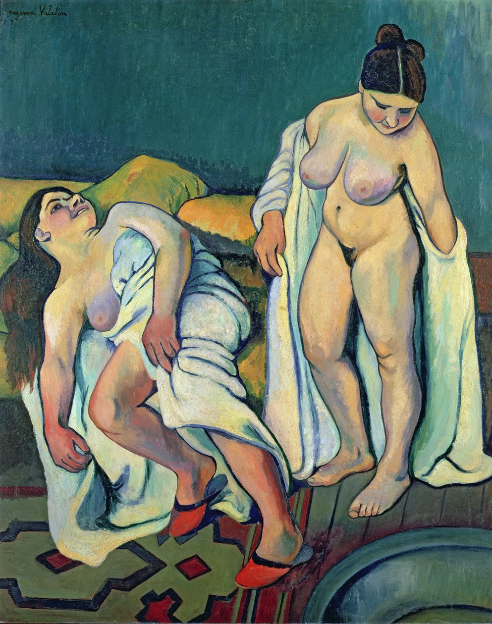 Depois do banho de Marie Clementine (Suzanne) Valadon