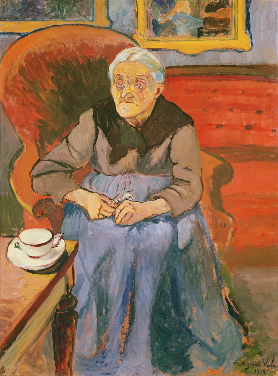Retrato da mãe do artista, 1912 de Marie Clementine (Suzanne) Valadon