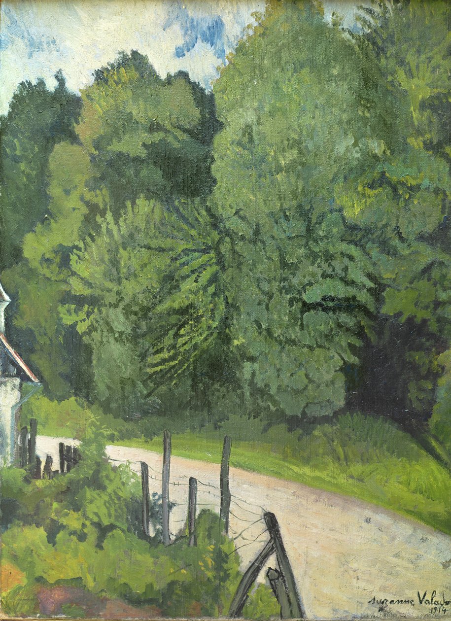Estrada na floresta, 1914 de Marie Clementine (Suzanne) Valadon