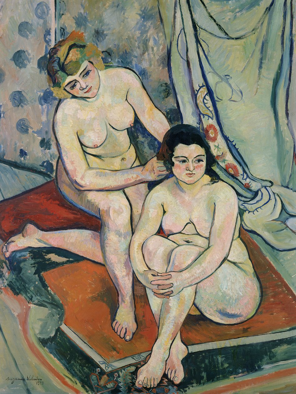 Os dois banhistas, 1923 de Marie Clementine (Suzanne) Valadon
