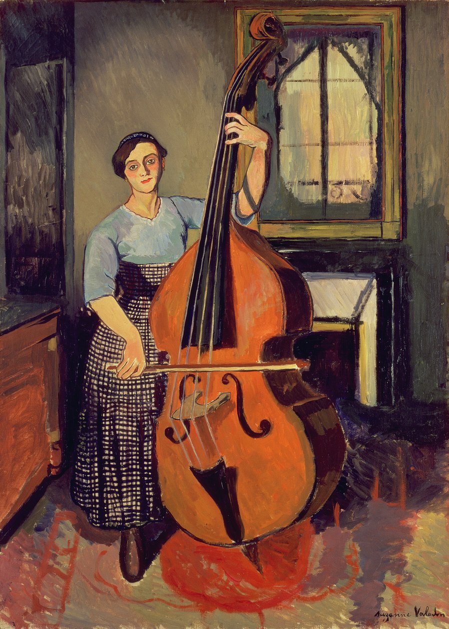 Mulher, contrabaixo, 1908 de Marie Clementine (Suzanne) Valadon