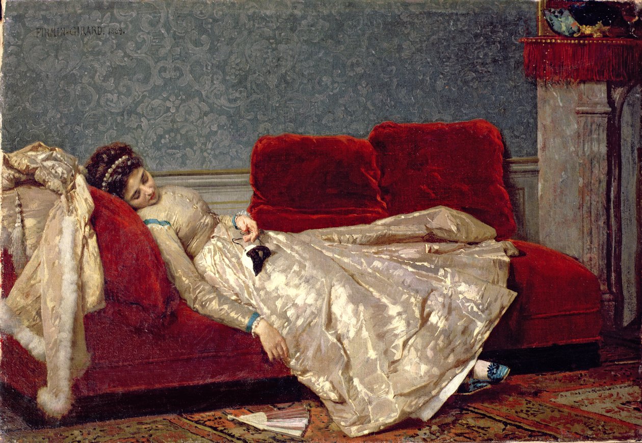 Depois da bola, 1869 de Marie Francois Firmin Girard