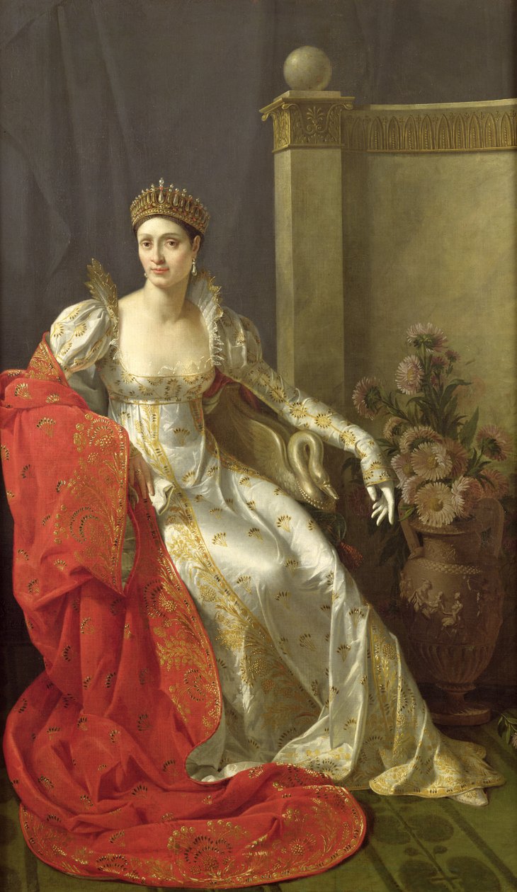 Elisa Bonaparte (1777-1820) Princesa Bacciochi de Marie Guilhelmine Benoist