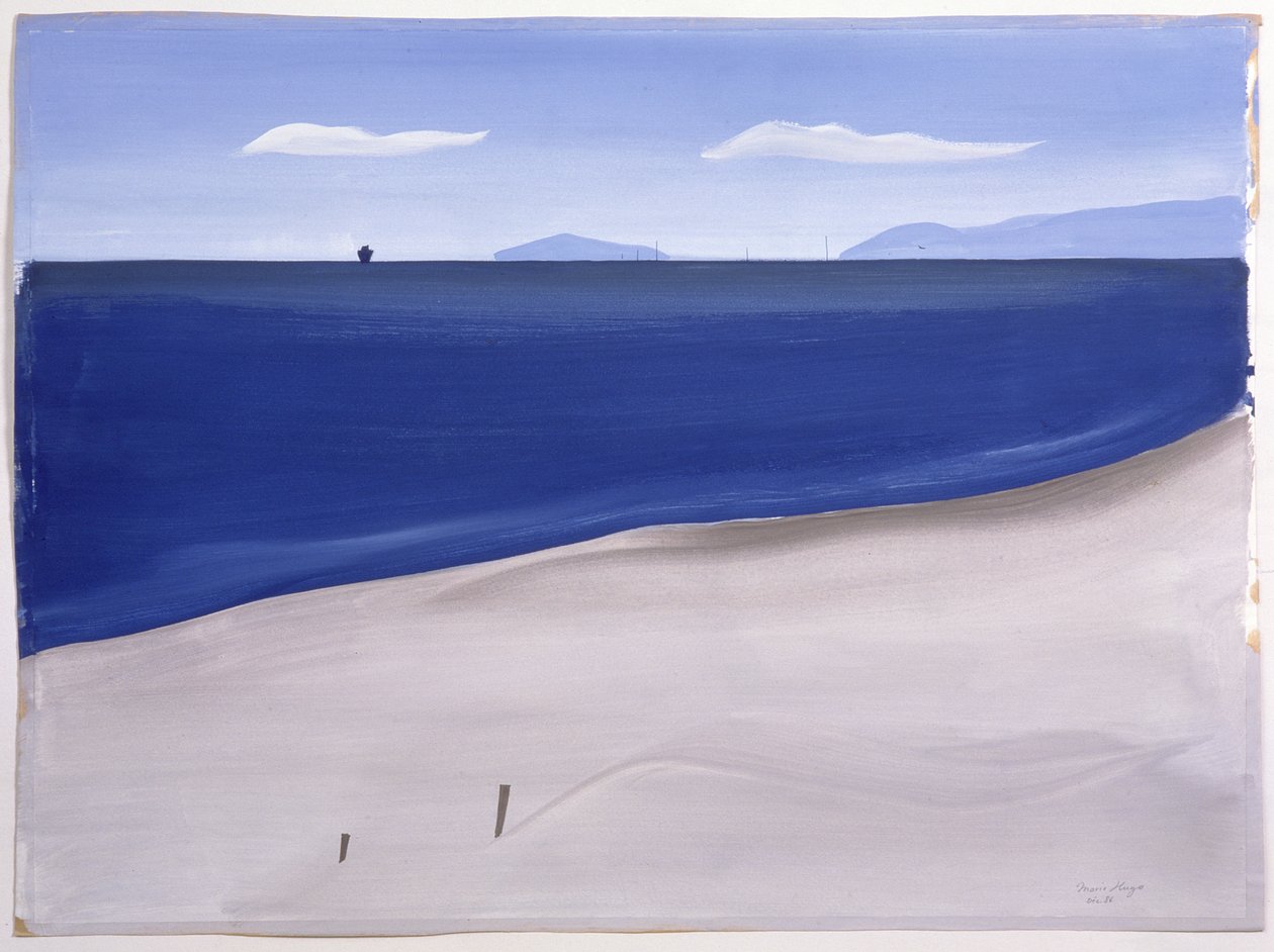A praia de Carnon, 1987 de Marie Hugo