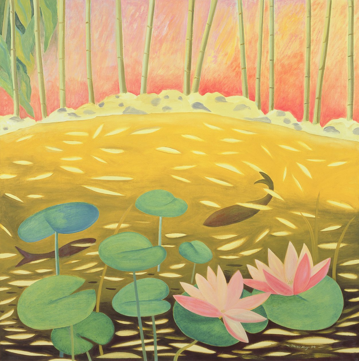 Water Lily Pond III, 1994 de Marie Hugo