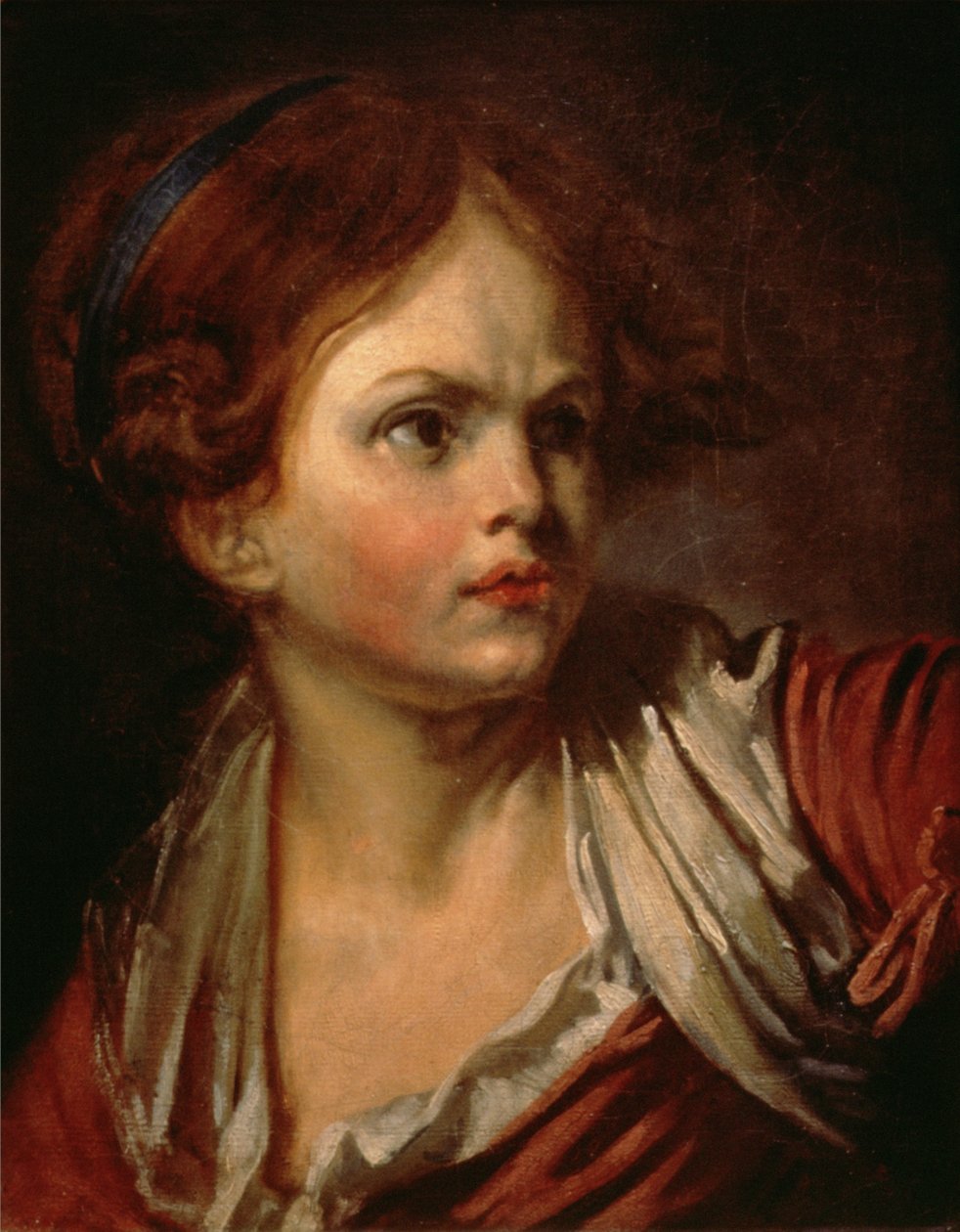 Cabeça de uma jovem de Marie Renee Genevieve Brossard de Beaulieu