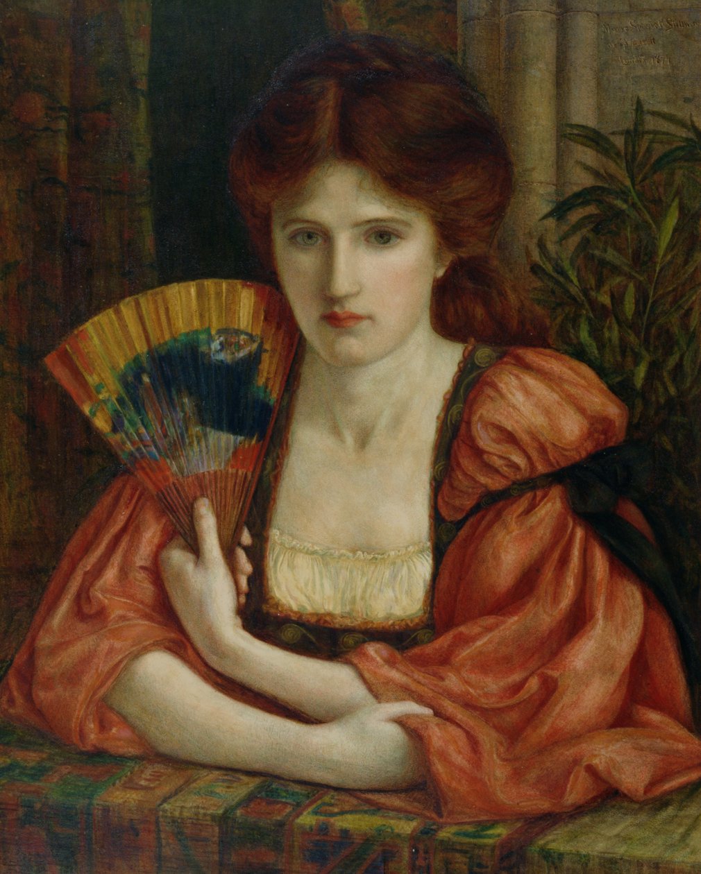 Auto-Retrato (ver também 183575) de Marie Spartali Stillman