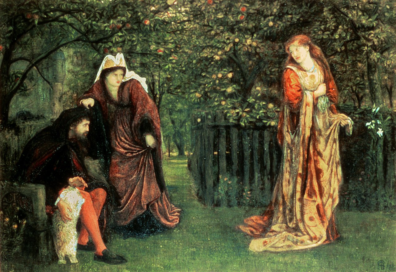 Sir Tristram e La Belle Iseult de Marie Spartali Stillman